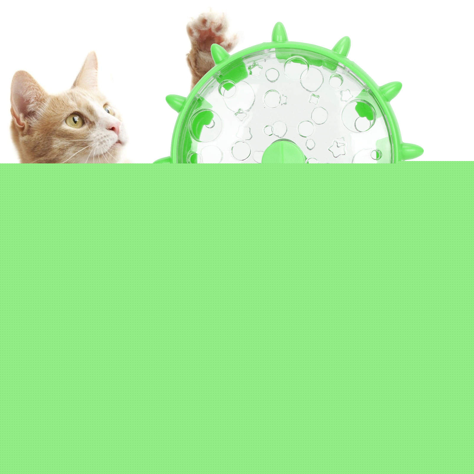thumbnail image 1 of Interactive Cat Trata El Juguete Dispensador, Juguetes De Molino De Viento Giratorio De 360 ​​​​, Juguete De Comida Para Gatos De Gato De Mascotas Divertidos Para Gato De, 1 of 7