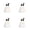 White1-4Pcs, variant on 20 Inch Light Up Halloween Scary Ghost Decorations Set of 2, DIY Spooky Crafts for Indoor Home Mantel Shelf & Tabletop Decor for Indoor Party Home Table Room Kitchen Fireplace White