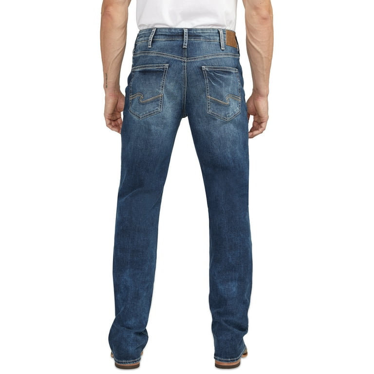 Silver Jeans Co. Men's Gordie Relaxed Fit Straight Leg Jeans Silver Jeans Co. Men's Gordie Relaxed Fit Straight Leg Jeans
