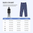 thumbnail image 4 of Balery Skull daisy Gradient Pantalones de pijama para hombre, pijama ultraligero, pantalón de descanso-Medium, 4 of 6