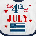 thumbnail image 4 of Inktastic The 4th of July- Boys or Girls Baby Bib, 4 of 4