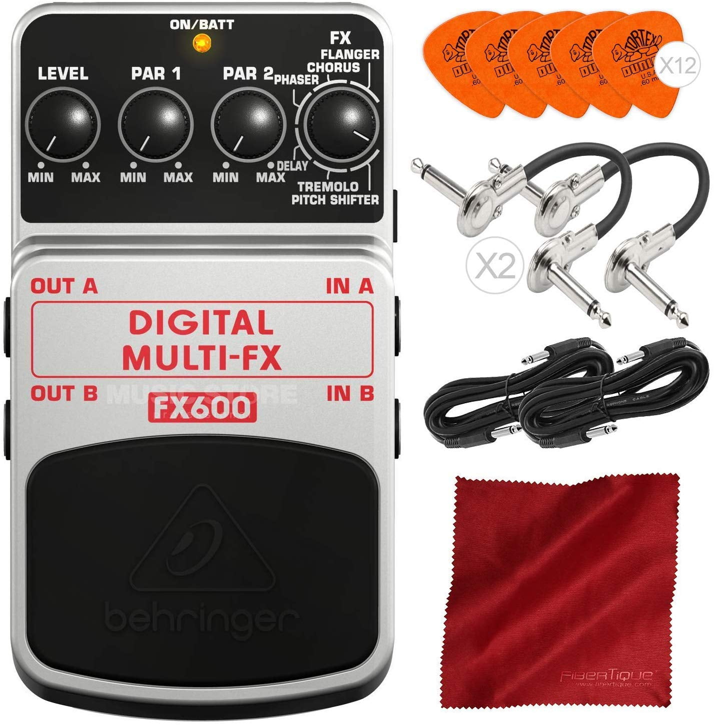Behringer Digital Multi-FX FX600 Digital Stereo Multi-Effects Pedal 