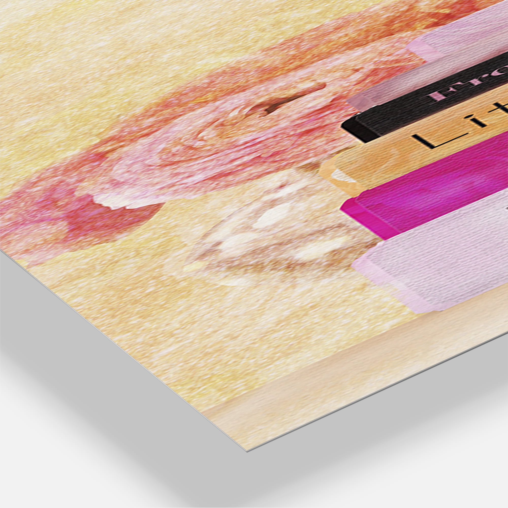 Designart 'Fashionista Reads 2' Oversized Fashion Wall Clock
