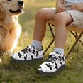 thumbnail image 6 of Pointodoor Black Bat Spider Cobweb Shoes for Kids Size 1 Slip on Halloween Sneakers for Boys Girls Hook and Loop Running Tennis Shoes Athletic Sports Lightweight Mesh Sneakers, 6 of 7