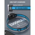thumbnail image 4 of Lampe Frontale, TD-0151 Lampe Frontale à DEL USB Rechargeable à Couvercle Rabattable avec Projecteur & Projecteur Lumière Blanche & Chaude & Rouge Portable pour Adultes et Enfants Pêche Camping Randonnée, 4 of 5