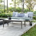thumbnail image 4 of Alston Wood Outdoor Sofa Daybed with Blue Spruce Cushion, 4 of 11