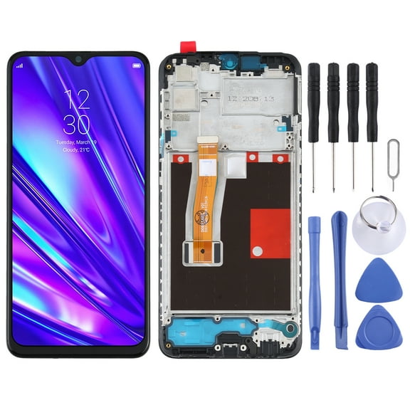 Cellphone Spare Parts  TFT LCD Screen for OPPO Realme 5 Pro / Realme Q RMX1971 Digitizer Full Assembly With Frame