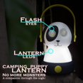 thumbnail image 3 of Lanterne de Camping pour Enfants à DEL avec Lampe Frontale - 2 Modes d'Éclairage / Poignée Rabattable / Adaptée aux Enfants / Lanterne à Piles pour le Camping, les Urgences, les Ouragans et la Pêche, 3 of 5