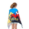 thumbnail image 4 of Pokemon Bounce And Bolt 22in x 5in Juvy Hooded Towel, 4 of 5
