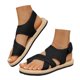 thumbnail image 3 of MKLEKYY Sandalias de Piso para Mujer Sandalias de Mujer para Uso Diario Informal Diseño de Punta Abierta Con Cierre de Velcro Suela Plana para Salidas de Primavera y Verano, 3 of 5