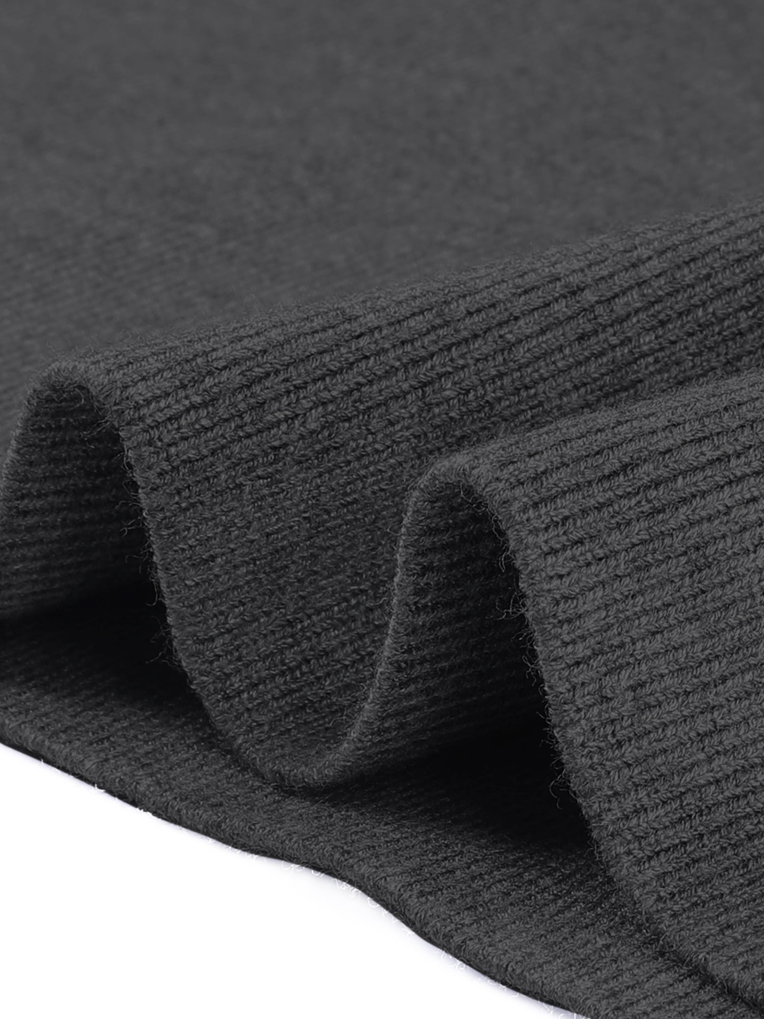 DARING DIVA Women's Ribbed Knit Stretchy Slit Midi Skirt S Dark Gray