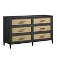 thumbnail image 2 of Better Homes & Gardens Springwood Caning 6-Drawer Dresser, Charcoal Finish, 2 of 10