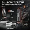 thumbnail image 5 of Pooboo Sturdy Foldable Weight Bench Adjustable Incline Strength Training Bench for Full Body Workout Home Gym 800lbs, 5 of 12