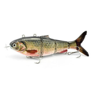 Robotic Fishing Lure USB Rechargeable Self Swimming Fishing Lures Smart  Lure Automatic Electronic Fish Multi-joint Bait Handy 231225