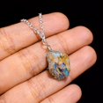 thumbnail image 2 of Raw Opal Necklace Raw Opal Pendant With Chain Raw Opal Jewelry Pendant Necklace for Women, 2 of 4