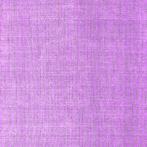Ahgly Company Indoor Square Solid Purple Modern Area Rugs, 6' Square