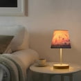 thumbnail image 6 of BZSMCE Table Lamp Creative Dandelions at Sunset Blurred Simple Pattern Night Light, 6 of 8