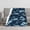 30inx40in/76x100cm, variant on Cartoon Shark Seamless Pattern Dark Navy Background Flannel Throw Blanket, Reversible Sherpa Fleece Decor Blanket for Sofa Bed, Ocean Marine Animal Boys Kids Nautical Gift Blanket Multiple Sizes