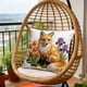 thumbnail image 4 of CaiYueKe Decorative Throw Pillow Cover Cute Embroidery 3D Effect Sofa Bedroom Living Room Home Decor Accent Pillowcase Soft Short Lint Cozy Pillow Cushion Cover Decorative Pillow, 4 of 7