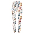 thumbnail image 4 of LangJing 2026 Easter Day Leggings for Women Casual Cute Bunny Eggs Printed Workout Pant High Waist Soft Tummy Control Workout Yoga Pants Navy,XL, 4 of 6