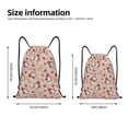 thumbnail image 2 of Defioc Christmas Gnomes Santa Claus for Drawstring Backpack Sports Gym Bag for Women Men Children Adult Sackpack Yoga Bag for Wet Swimming,Gym,and Workout Gear -Small, 2 of 9
