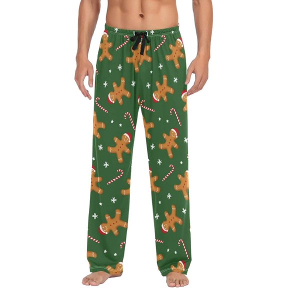 GZHJMY Christmas Pajama Pants for Men, Lounge Pants Lightweight Men Pajama Bottoms with Drawstring Pockets, Christmas New Year Birthday Gifts, X-Large