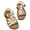 Rose Gold, variant on Kureaily Summer Girls' Large Sized Casual And Exquisite Floral Cork Shoes Comfortable And Versatile Style Sandals/ Size 9,3-3.5 Years(Black)