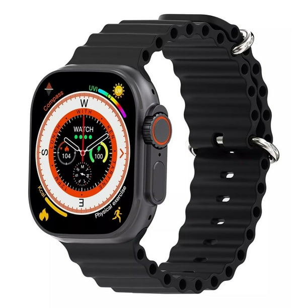 Smart Watch Smart Band Reloj Inteligente W69 Fralugio Nfc 2gb Rom Mp3 NEGRO