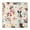 Dogs With Party, variant on Pawprints Argyle Square Fitted Tablecloth with Elastic Edge,Square Table Cover,Washable Elastic Table Cover for Home Kitchen Party Decor 36"x36"