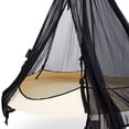 thumbnail image 4 of Hangout Pod, LLC Hangout Pod Lightweight Portable Sheer Mosquito Net, Bug Net - for Hangout Pod Hammock Bed, Black, 4 of 9
