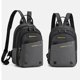 thumbnail image 5 of Mochila de nailon ajustable para hombre en el pecho para senderismo montañismo (gris) Likrtyny Para Estrenar, 5 of 9