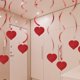 thumbnail image 1 of Colgante de fiesta en espiral de PVC, colgante de amor, remolino de papel de aluminio, flor de amor, decoración de techo de plástico, 1 of 5