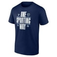 thumbnail image 2 of Men's Fanatics Navy Sporting Kansas City Fundamentals T-Shirt, 2 of 3