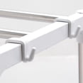 thumbnail image 3 of Stainless Steel Multifunctional Microwave Oven Rack Household Telescopic Pan Pot Storage Shelf Assembly Standing Type Double Layer Kitchen Storage Holder, 3 of 4
