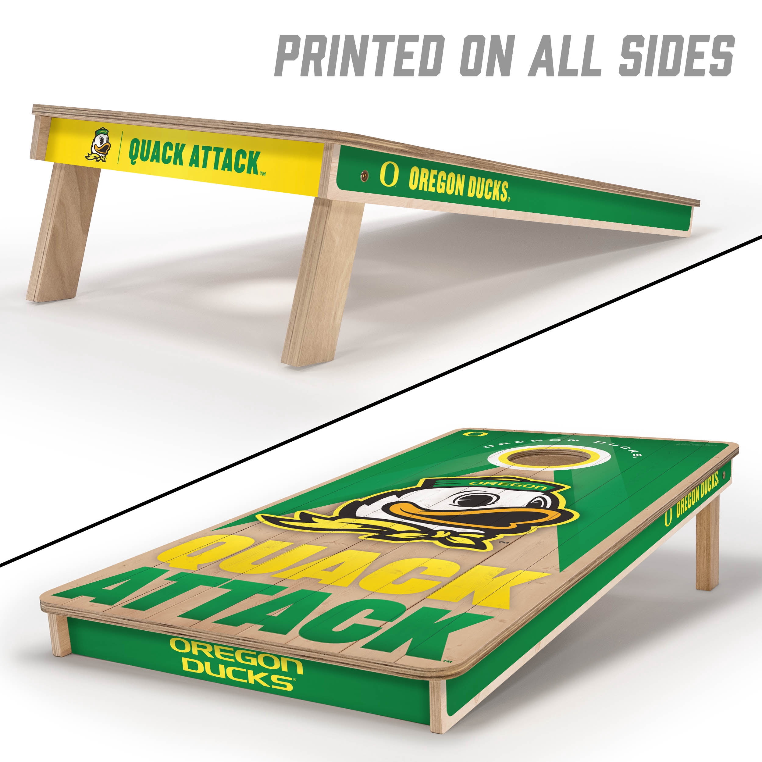 YouTheFan NCAA Oregon Ducks 2x4 Slogan Series Cornhole