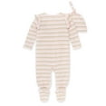 thumbnail image 2 of Burt's Bees Baby Organic Cotton Baby Girl Jumpsuit & Knot Top Hat Set, Sizes Newborn-6/9 Months, 2 of 2
