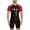 Black, variant on Men Shiny Leather Bodysuit, Sexy Zipper Open Crotch, Latex Leotard Crotchless