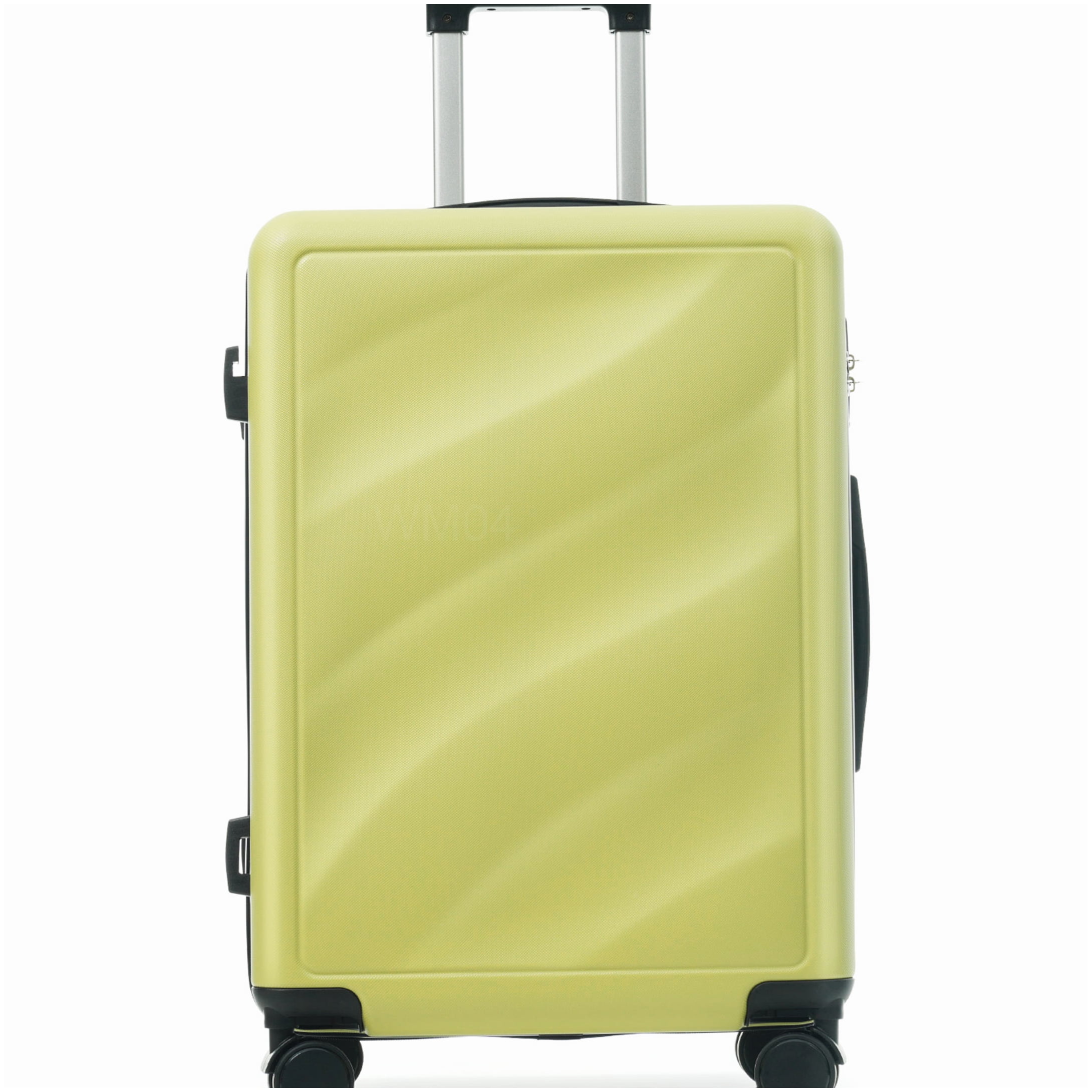 TSA Lock 3-Piece Hardside Spinner Luggage Set, Lightweight Tea Green ABS Suitcases for Men and Women