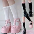 thumbnail image 5 of Mary Jane Shoes for Women Sweet Bow Round Toe Lolita Gothic Platform Dress, 5 of 18