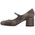 thumbnail image 2 of Journee Womens Okenna Low Heel Square Toe Pumps, Widths Available, 2 of 9