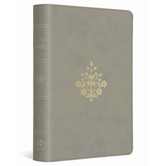 ESV Large Print Compact Bible, Red Letter (Trutone, Stone, Branch Design), (Hardcover)