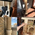 thumbnail image 5 of Cuerda de sisal para reemplazo de rascador de gatos, hilo para poste rascador, reparación de árboles de bricolaje, recuperación de muebles, 8mm de diámetro, 33 pies, 5 of 5