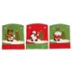thumbnail image 5 of Paquete de 3 fundas para respaldo de silla de comedor navideñas, decoración para fiesta de Navidad, disfraz de Papá Noel, reno, muñeco de nieve, funda para silla de esquí, 5 of 5