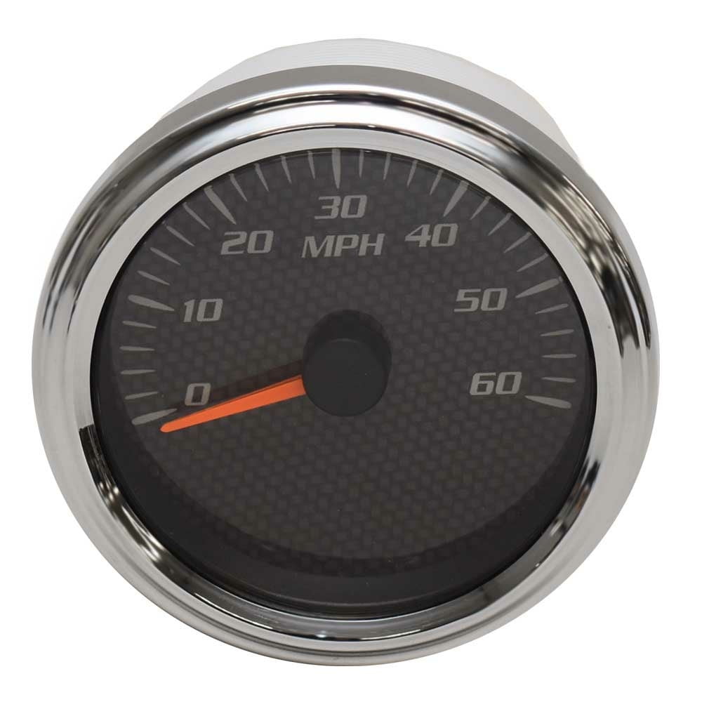 Yamaha Marine Boat Speedometer Gauge 113538A 3 1/4 Inch Silver Black