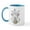 White/Blue Inside, variant on CafePress - Easter Rabbits Mug - 11 oz Ceramic Mug - Novelty Coffee Tea Cup
