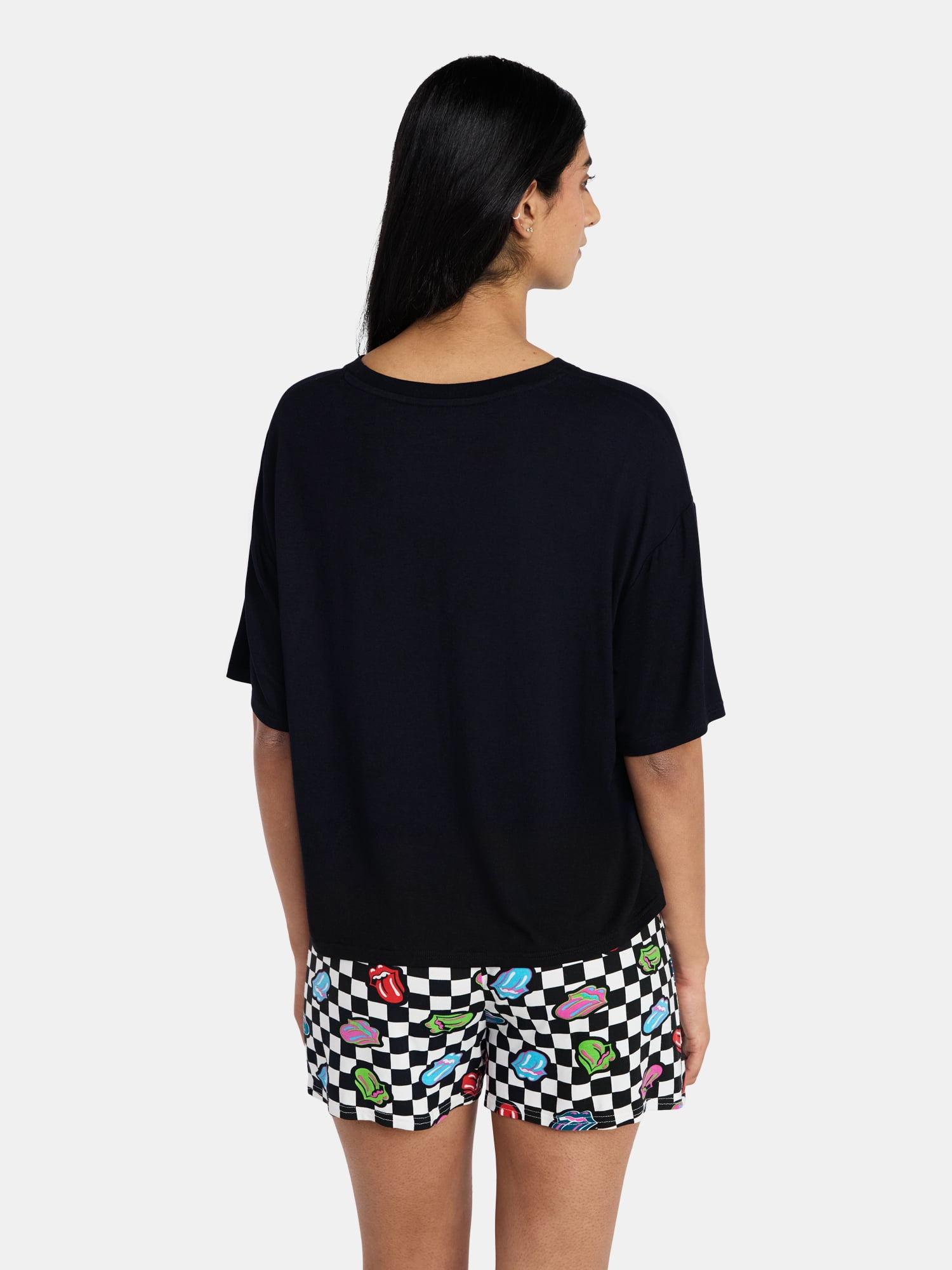 Rolling Stones Women's Pajama Set, 2-Piece, Sizes XS-3X