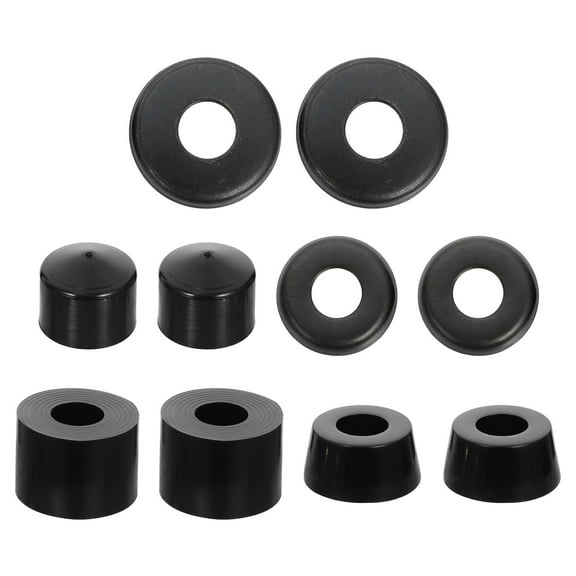 HEALEEP 1 Set Skateboard Black Pu Square For Enhanced Comfort And Performance During Skating