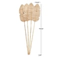 thumbnail image 3 of 79" Palm Tree Tall Woven Leaf Stick Bamboo Wood Natural Foliage Bamboo Bouquet, by DecMode (4 Count), 3 of 9