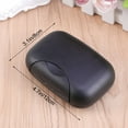 thumbnail image 2 of LEORX  Portable Soap Box Creative Holder Travel Size with Cover 12.00X8.00X4.40CM Black, 2 of 8