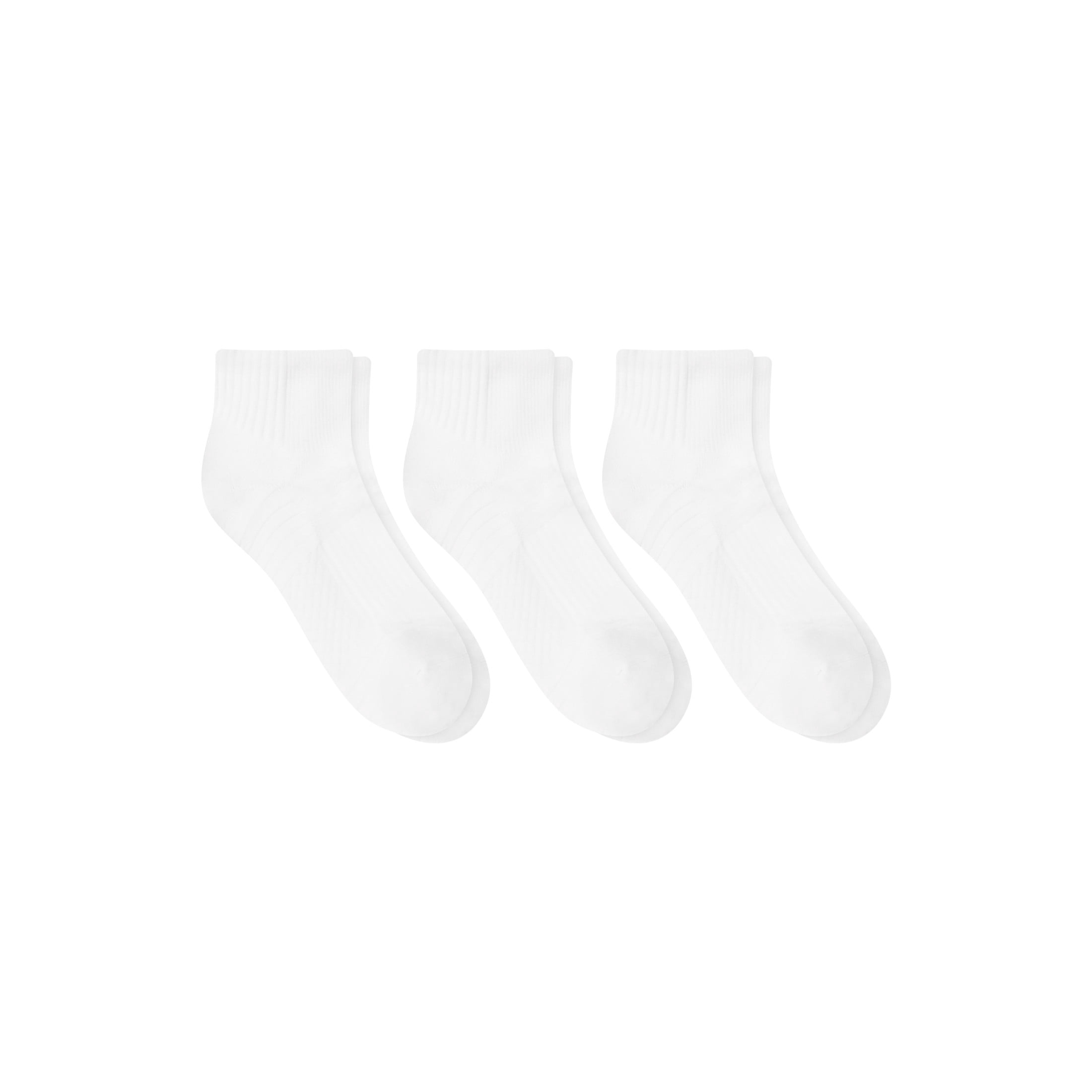 Hanes Mens Ankle Socks Value, 3-Pack, Moves Impact Zone Cushioned Socks, Shoe Sizes 6-12